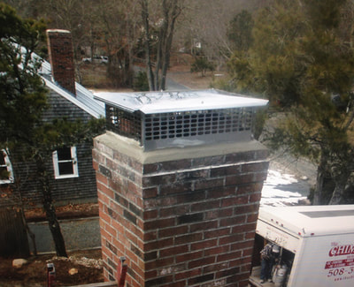 Chimney cover, The Chimney Pro, Cape Cod, MA